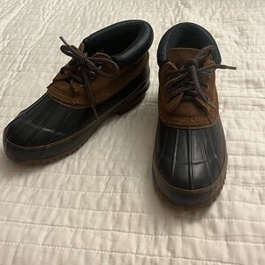 LaCrosse Women's Brown Low-Top Waterproof Steel Shank Winter Duck Boots